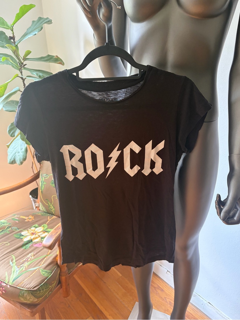 Zadig & Voltaire Rock Graphic Tee - Black